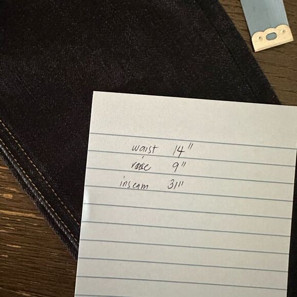 Rag & Bone High Rise Skinny Jeans‎ in Dark Washed Indigo “Heritage” size 26 - Picture 9 of 9